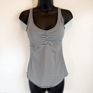 PrAna Workout Athletic Running Tank Striped